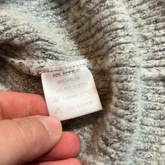 Meshki Maxi Sweater Dress w/ Back Oval Cut Out L - Picture 6 of 6